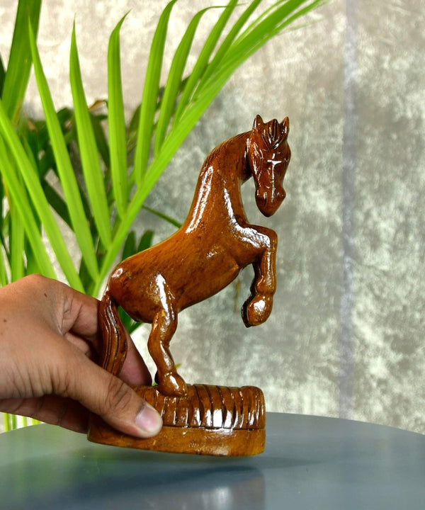 Sowpeace Hand-carved Wooden Horse: Gallop into Decor — image 5