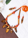 Sowpeace Handcrafted Bamboo Slice Necklace: Traditional Elegance Redefined - Necklace - SOWPEACE - Sowpeace Handcrafted Bamboo Slice Necklace: Traditional Elegance Redefined - Bamb - Neck - Bamb - BC - Sowpeace