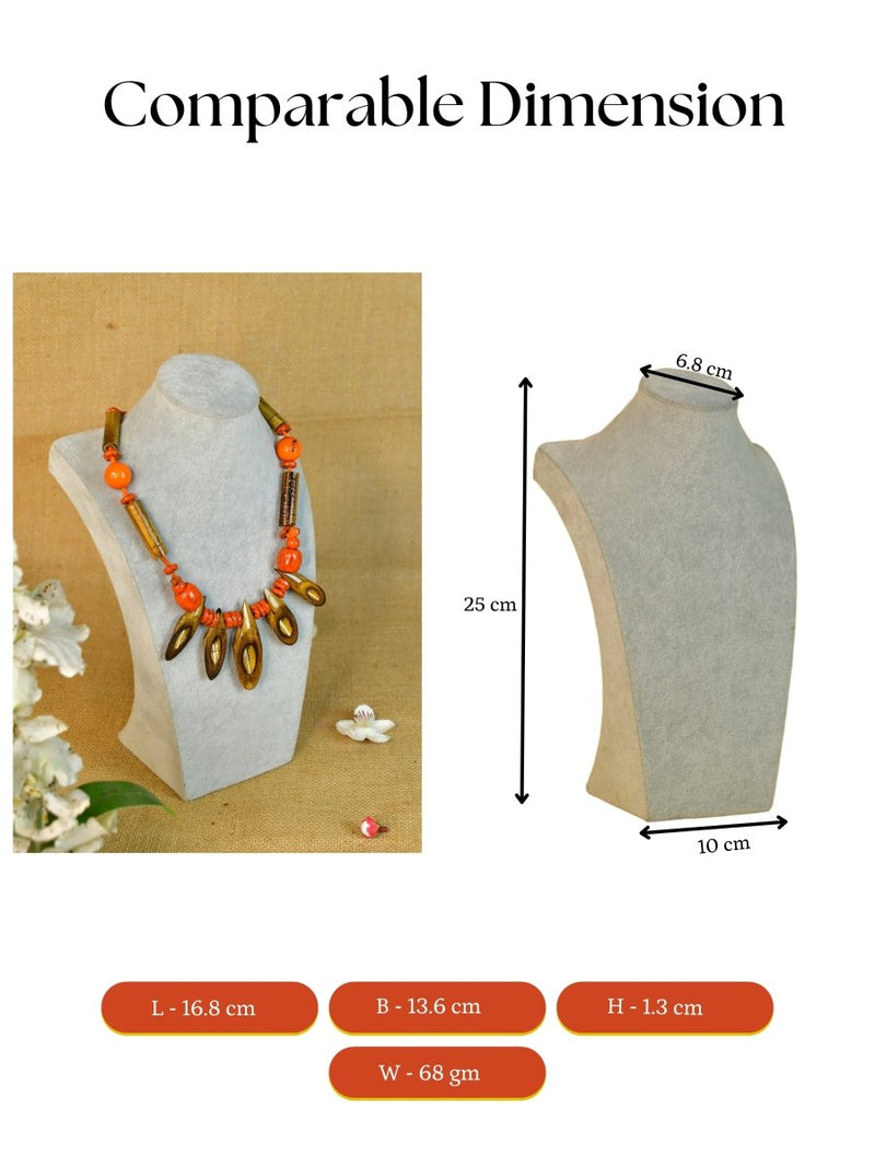 Sowpeace Handcrafted Bamboo Slice Necklace: Traditional Elegance Redefined – view 5