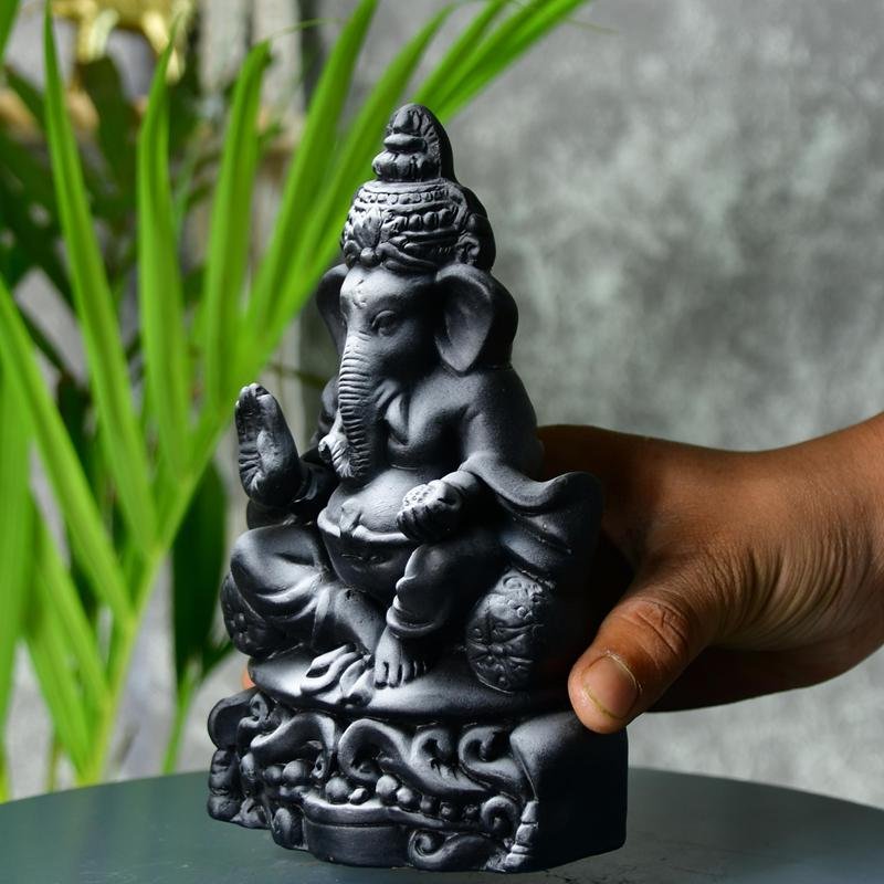 Sowpeace Handcrafted Terracotta Ganesh Tabletop: Elegant Home Decor