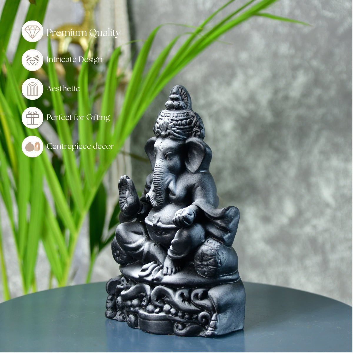 Sowpeace Handcrafted Terracotta Ganesh Tabletop: Elegant Home Decor