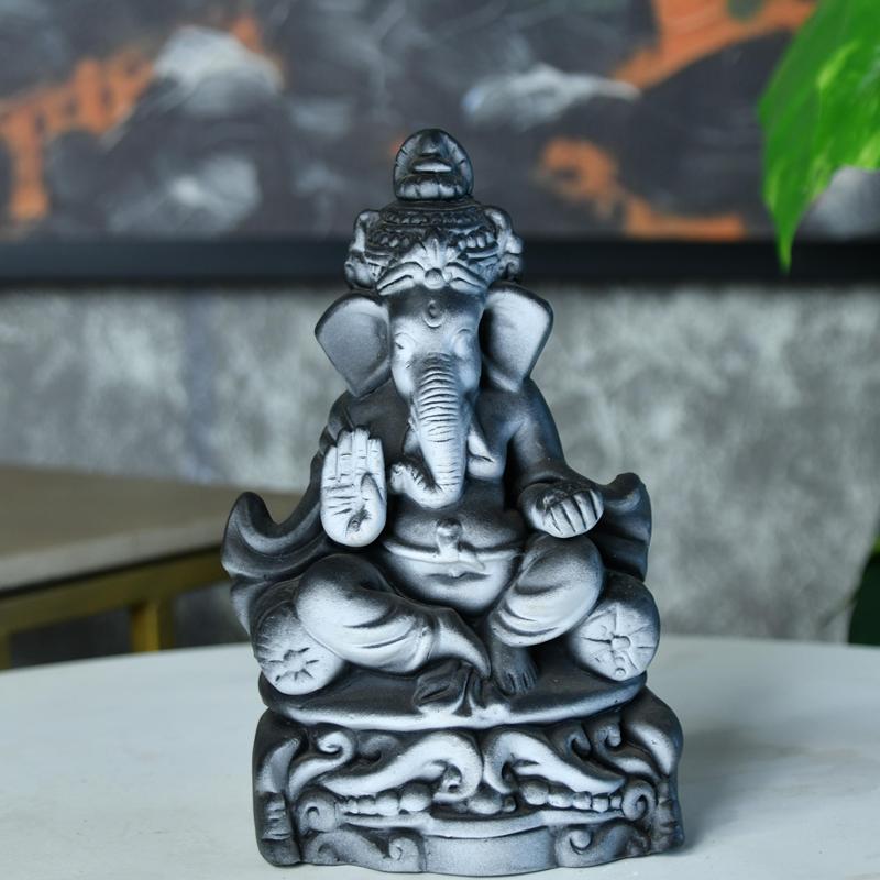 Sowpeace Handcrafted Terracotta Ganesh Tabletop: Elegant Home Decor