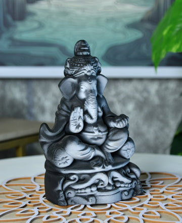 Sowpeace Handcrafted Terracotta Ganesh Tabletop: Elegant Home Decor — alternate view