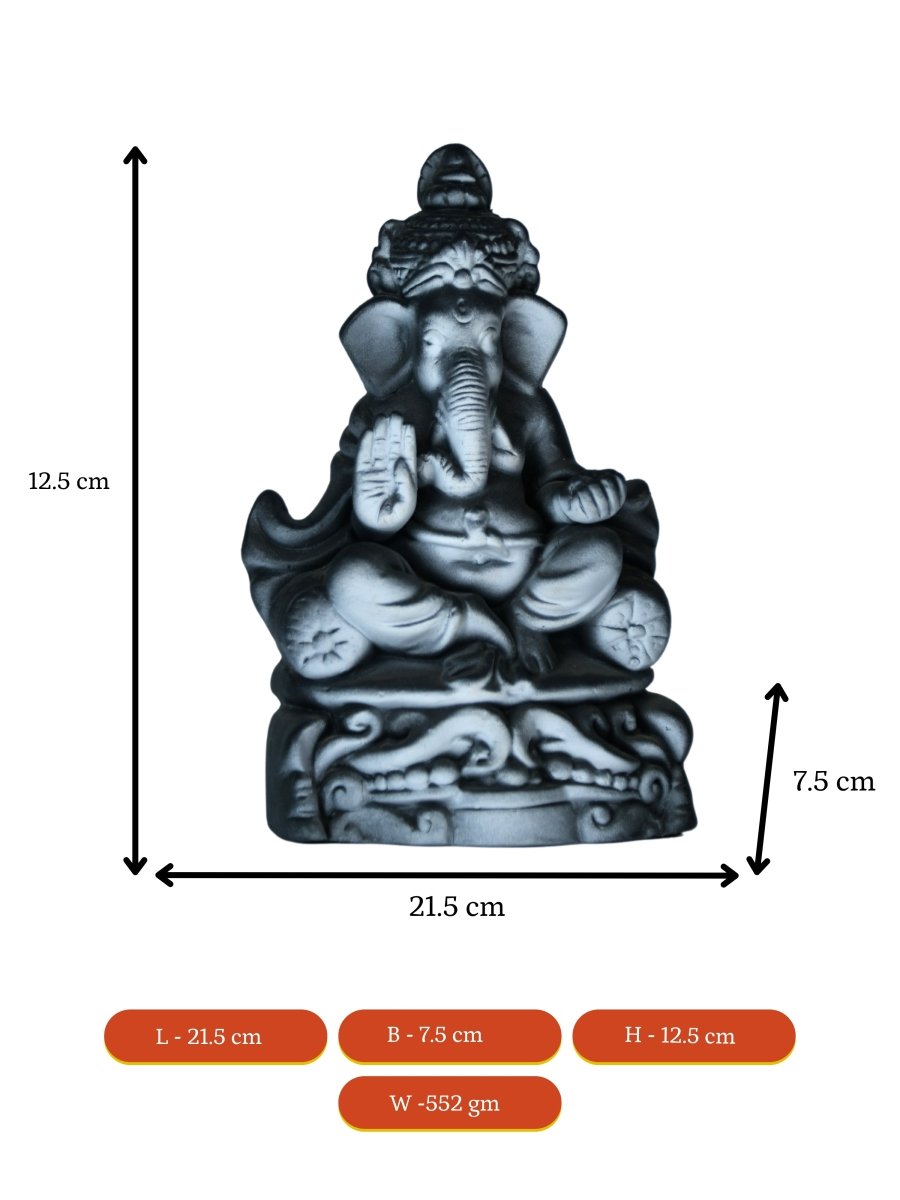 Sowpeace Handcrafted Terracotta Ganesh Tabletop: Elegant Home Decor