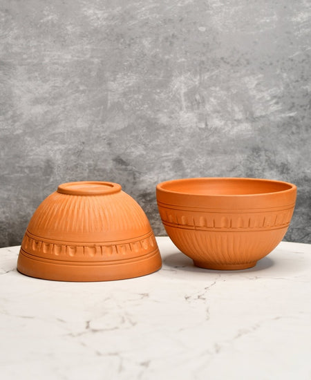 Sowpeace Handcrafted Terracotta Soup Bowl: Artful Kitchenware & Decor