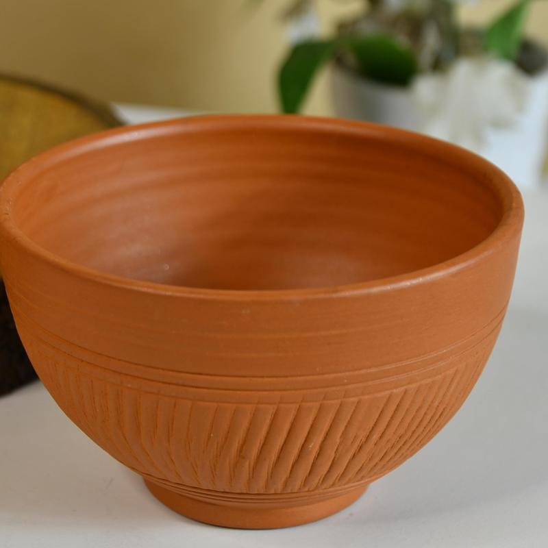 Sowpeace Handcrafted Terracotta Soup Bowl: Artful Kitchenware & Decor