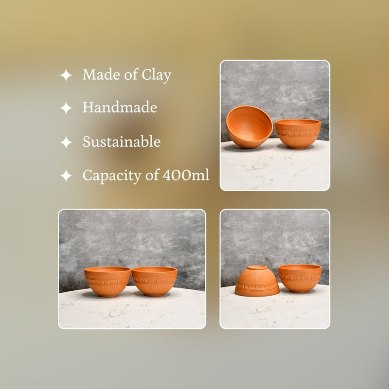 Sowpeace Handcrafted Terracotta Soup Bowl: Artful Kitchenware & Decor – view 3