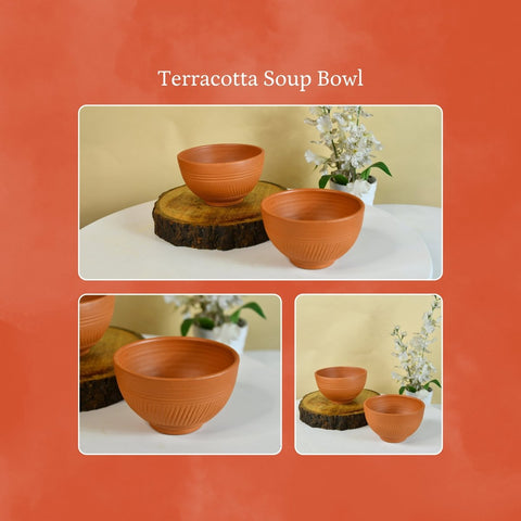 Vastu Principles for Sowpeace Handcrafted Terracotta Soup Bowl: Artful Kitchenware & Decor
