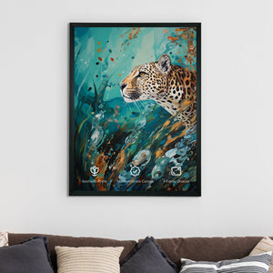 Sowpeace Harmony: Find Your Abstract Leopard -Wall painting-Chitran by sowpeace-Sowpeace Harmony: Find Your Abstract Leopard-CH-WRT-LP7-Sowpeace