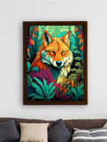 Sowpeace Harmony: Find Your Handcrafted Abstract Wolf – Premium Indian - Inspired Canvas Art for Contemporary Home Decoration - Wall painting - Chitran by sowpeace - Sowpeace Harmony: Find Your Handcrafted Abstract Wolf – Premium Indian - Inspired Canvas Art for Contemporary Home Decoration - Sowpeace