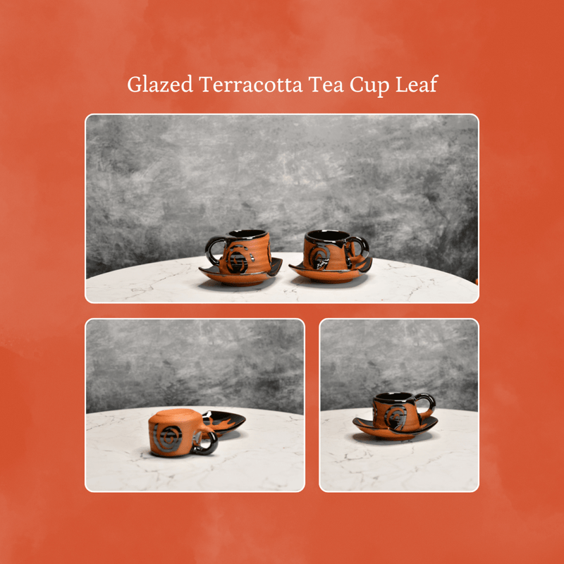 Sowpeace Heart in a Cup (Set of 2) | Handcrafted Terracotta Coffee & Tea Mugs for Gifting & Daily Use – view 5
