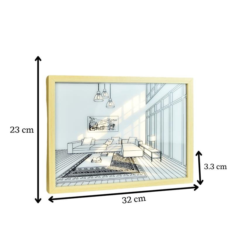 Sowpeace Illuminated Landscape Sofa Frame – LED Decor Photo Frame for Stylish Home Interiors & Gifts – view 6