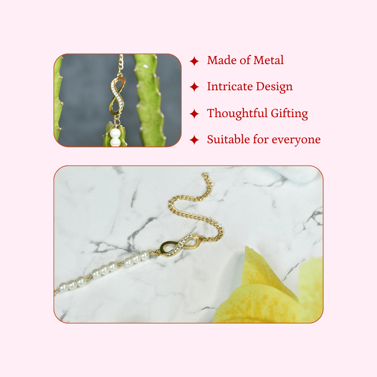 Sowpeace Infinite Bond Bracelet | Elegant Stainless Steel One‑Size Adjustable Symbolic Jewelry for Women & Men - Sowpeace - 