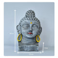 Sowpeace Large Terracotta Buddha Head: Artisan Tabletop Decor - terracotta tabletop - Sowpeace - Buddha - God Idols