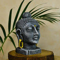 Sowpeace Large Terracotta Buddha Head: Artisan Tabletop Decor - terracotta tabletop - Sowpeace - Buddha - God Idols