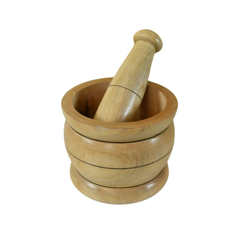 Sowpeace Large Wooden Stone Pestle: Artisan Home Accent – view 8