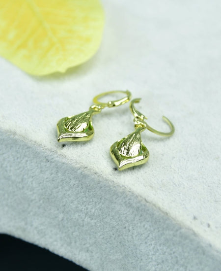 Sowpeace Lime Crystal Gold & Lime Stainless Steel Earrings | Elegant One‑Size Lightweight Jewelry for Women & Daily Wear