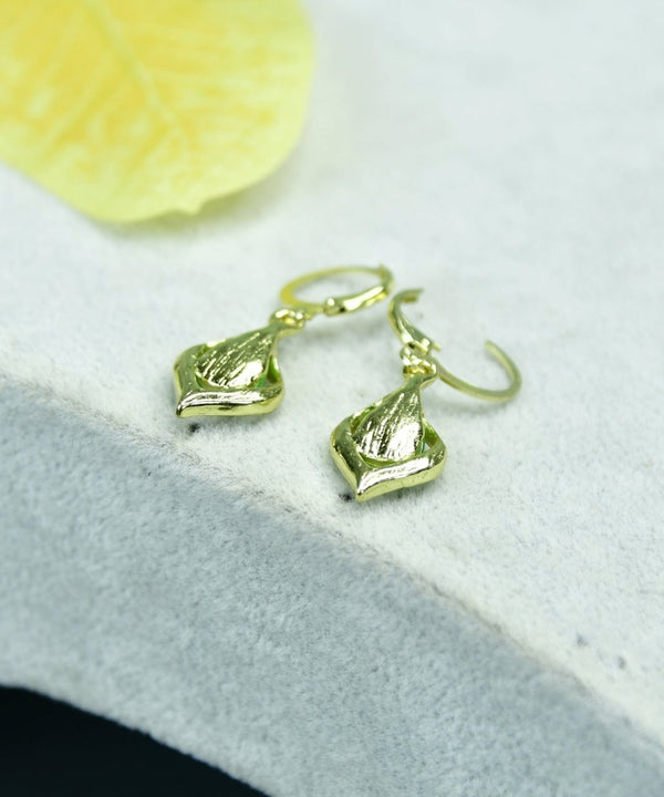 Sowpeace Lime Crystal Gold & Lime Stainless Steel Earrings | Elegant One‑Size Lightweight Jewelry for Women & Daily Wear — image 2