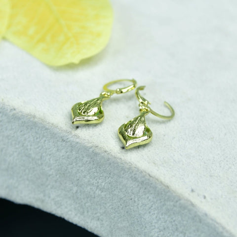 Sowpeace Lime Crystal Gold & Lime Stainless Steel Earrings | Elegant One‑Size Lightweight Jewelry for Women & Daily Wear - Additional View