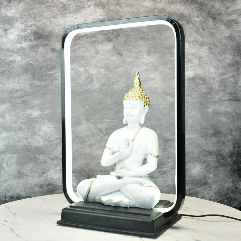 Sowpeace Luminous Buddha Tranquility Idol | Radiant Resin Statue for Peaceful Home Décor & Gifting – view 6