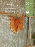 Sowpeace Majestic Deer Head: Hand - Carved Grandeur for Your Home - Sowpeace - Sowpeace Majestic Deer Head: Hand - Carved Grandeur for Your Home - Wood - WDHB - WDN - WD - Sowpeace