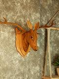 Sowpeace Majestic Deer Head: Hand - Carved Grandeur for Your Home - Sowpeace - Sowpeace Majestic Deer Head: Hand - Carved Grandeur for Your Home - Wood - WDHB - WDN - WD - Sowpeace