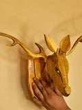 Sowpeace Majestic Deer Head: Hand - Carved Grandeur for Your Home - Sowpeace - Sowpeace Majestic Deer Head: Hand - Carved Grandeur for Your Home - Wood - WDHB - WDN - WD - Sowpeace