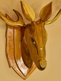 Sowpeace Majestic Deer Head: Hand - Carved Grandeur for Your Home - Sowpeace - Sowpeace Majestic Deer Head: Hand - Carved Grandeur for Your Home - Wood - WDHB - WDN - WD - Sowpeace