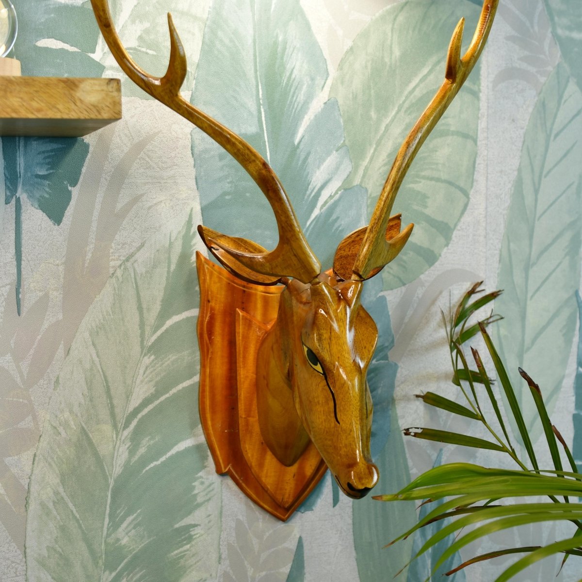 Sowpeace Majestic Deer Head: Hand - Carved Grandeur for Your Home - Wall Decor - Sowpeace - Animal - New Arrivals