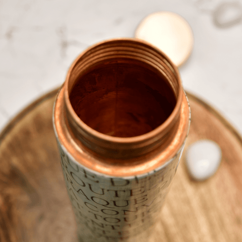 Vastu Principles for Sowpeace Modern Mantra Copper Bottle