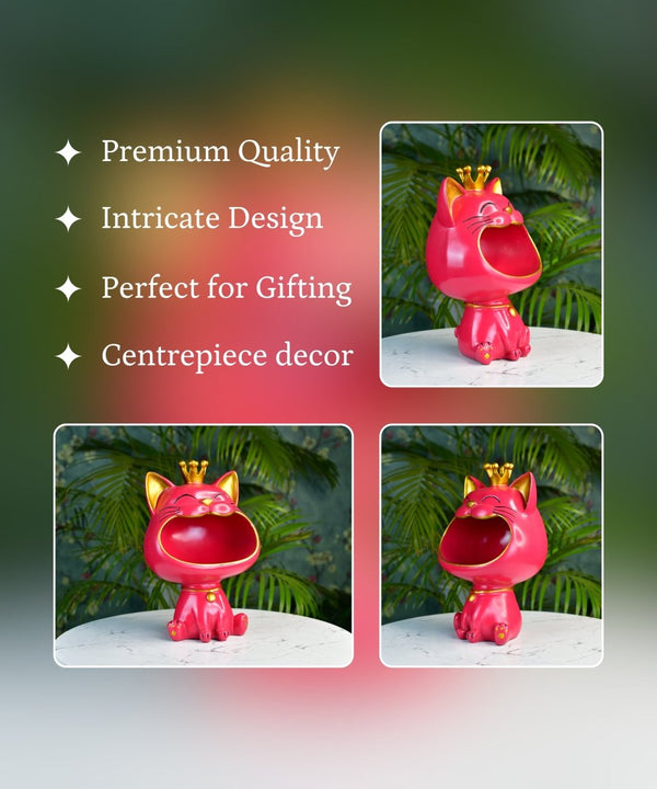 Sowpeace Moulded Resin Cat Holder — image 3