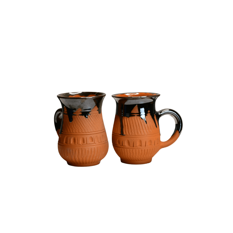 Sowpeace Mug in Coffee (Set of 2) | Handcrafted Terracotta Coffee & Tea Mugs for Gifting & Daily Use – view 8
