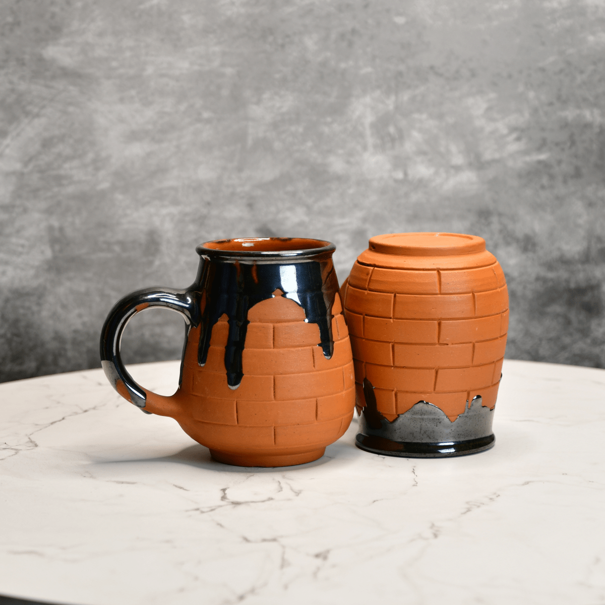 Sowpeace Mug of Closer Happiness (Set of 2) | Elegant Ceramic Coffee & Tea Mugs for Gifting & Daily Use