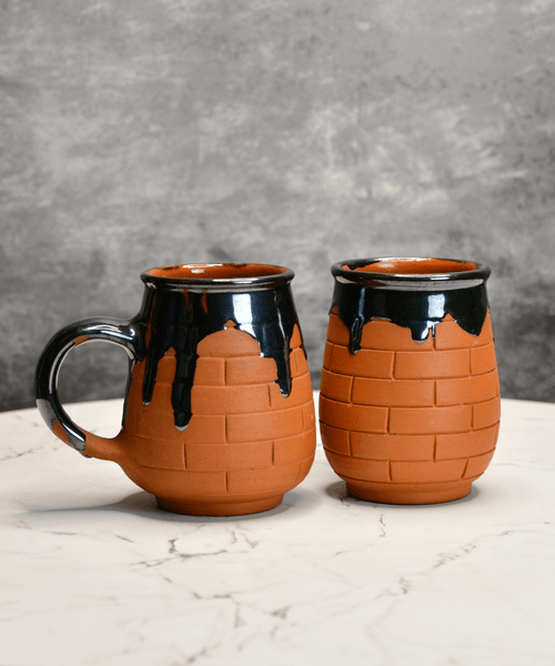 Sowpeace Mug of Closer Happiness (Set of 2) | Elegant Ceramic Coffee & Tea Mugs for Gifting & Daily Use