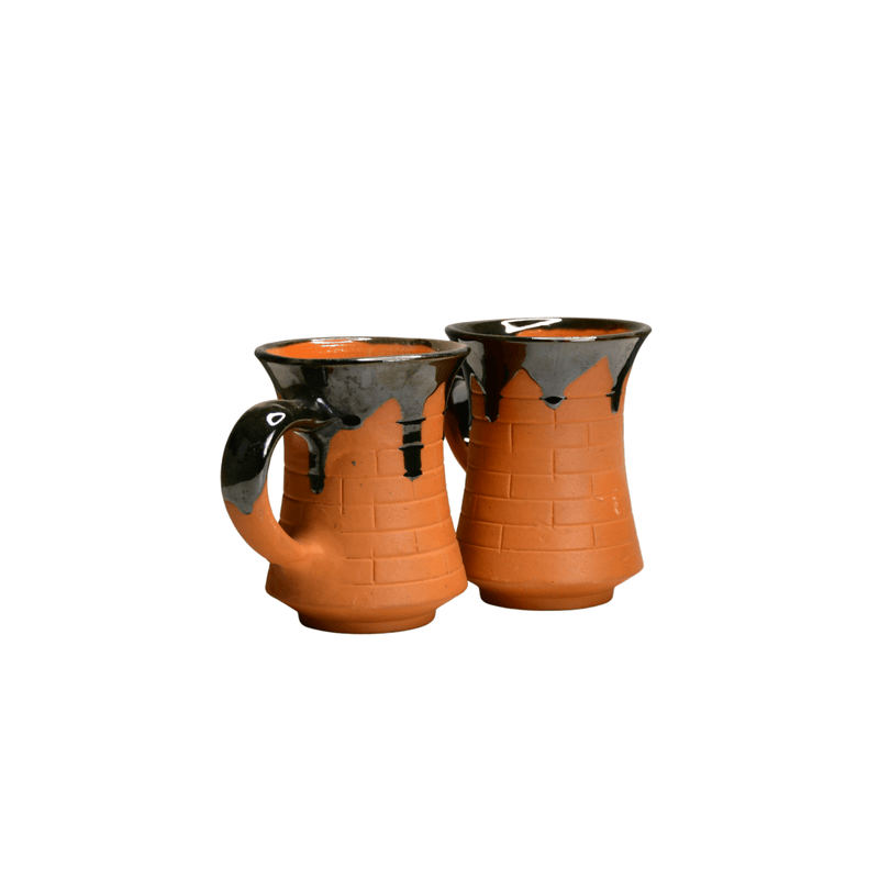 Sowpeace Mug of Smile (Set of 2) | Handcrafted Terracotta Coffee & Tea Mugs for Gifting & Daily Use – view 8