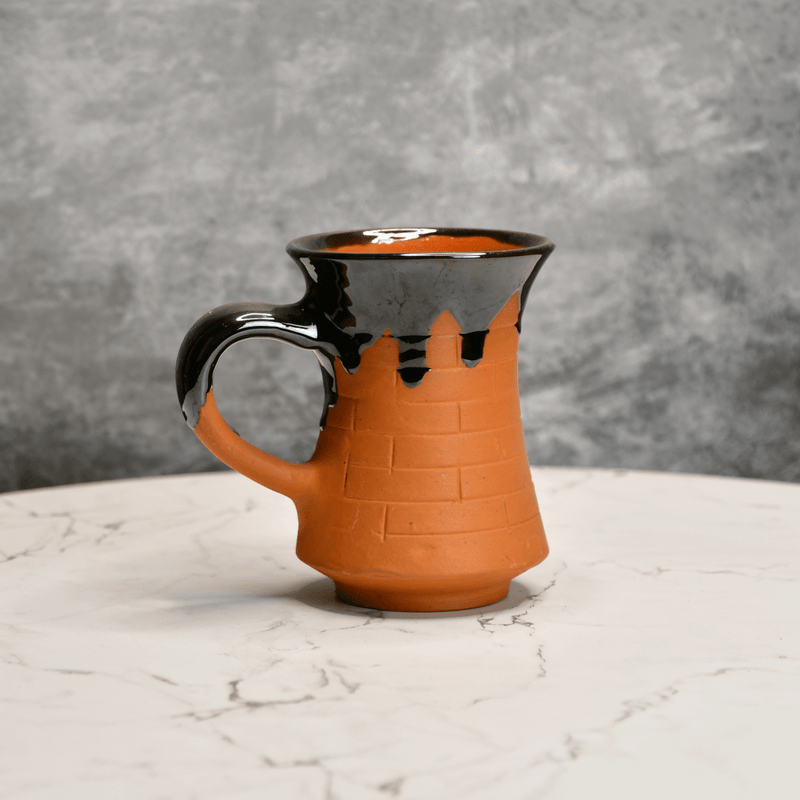 Sowpeace Mug of Smile (Set of 2) | Handcrafted Terracotta Coffee & Tea Mugs for Gifting & Daily Use – view 5