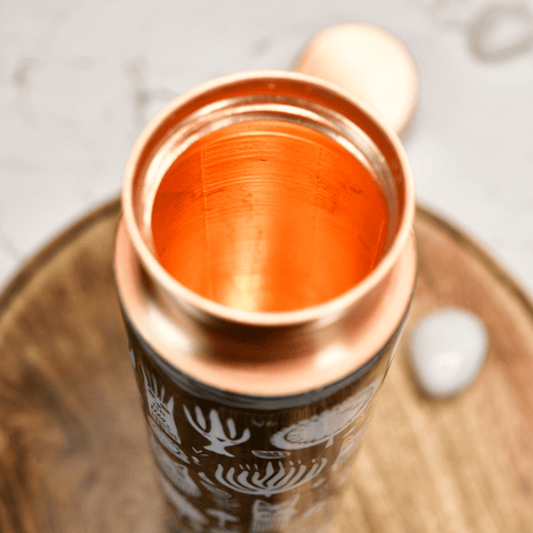 Vastu Principles for Sowpeace Noir Abstract Copper Bottle