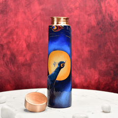 Sowpeace Peacock Moonlit Copper Bottle - Additional View