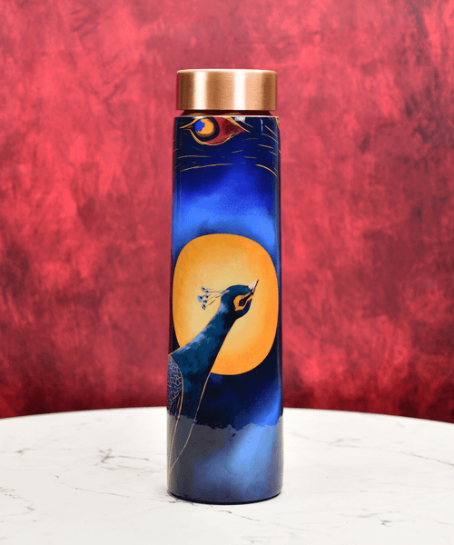 Sowpeace Peacock Moonlit Copper Bottle