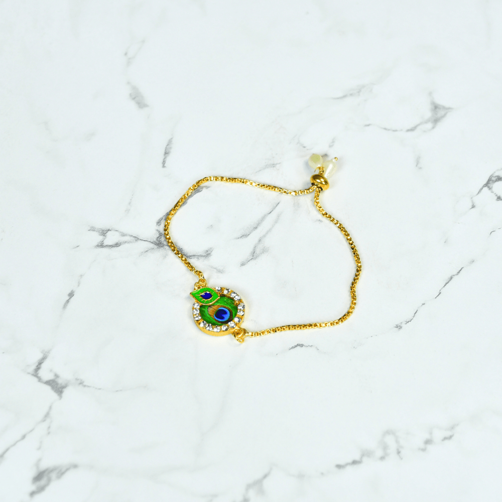 Sowpeace Peacock’s Secret Bracelet | Elegant Stainless Steel One‑Size Adjustable Jewelry for Women & Men