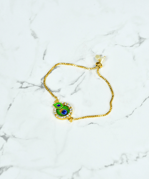 Sowpeace Peacock’s Secret Bracelet | Elegant Stainless Steel One‑Size Adjustable Jewelry for Women & Men