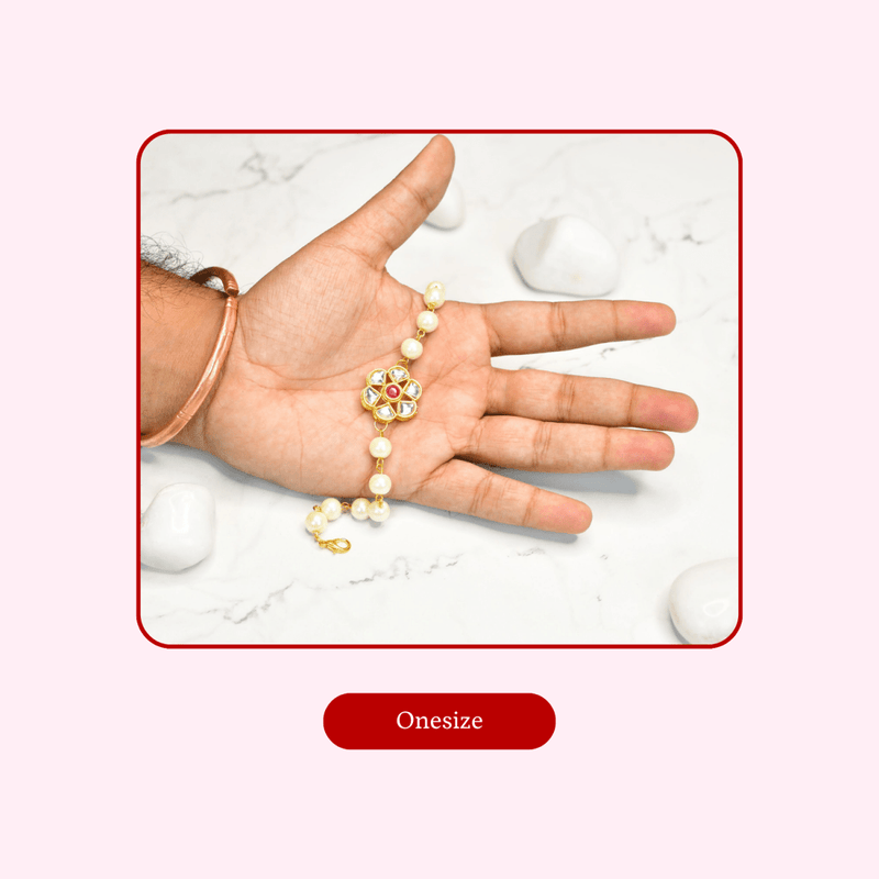 Sowpeace Pearl Blossom Bracelet | Elegant Stainless Steel One‑Size Adjustable Floral Jewelry for Women & Men – view 5