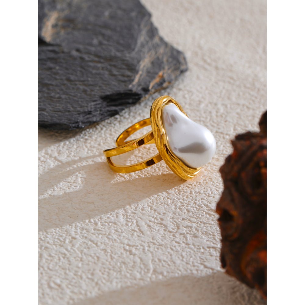 Sowpeace Pearl Embrace Artisan Ring