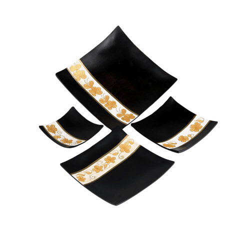 Vastu Principles for Sowpeace Premium 12-Inch Black Square Acacia Wood Tray