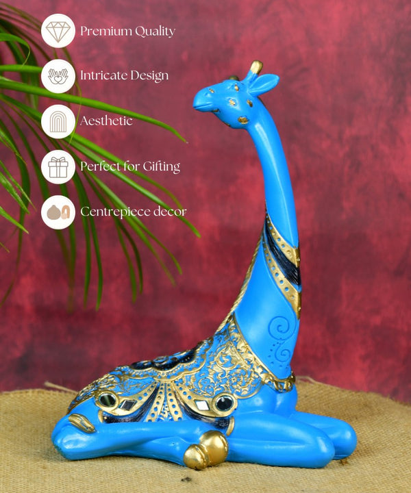 Sowpeace Resin Blue Giraffe Family — image 7