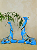 Sowpeace Resin Blue Giraffe Family - Decor - Sowpeace - Sowpeace Resin Blue Giraffe Family - RES - GB2 - TT - Sowpeace