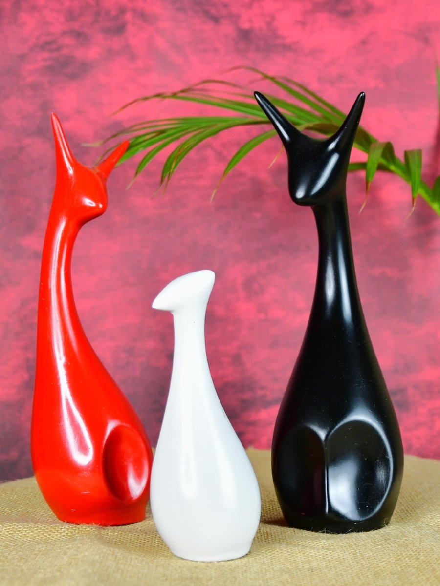 Sowpeace Resin Cat Trio - Decor - Sowpeace - Sowpeace Resin Cat Trio - RES - RCT - TT - Sowpeace