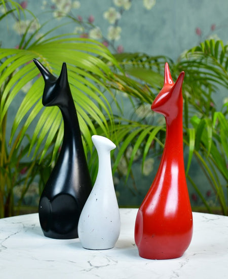 Sowpeace Resin Cat Trio