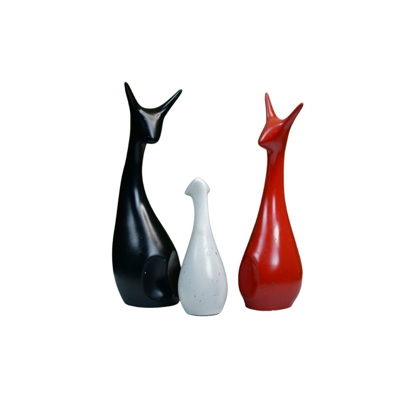 Sowpeace Resin Cat Trio – view 7