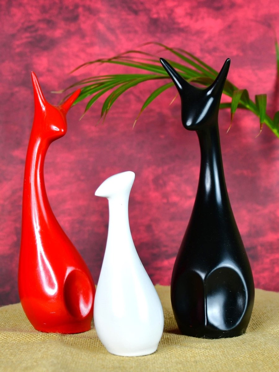 Sowpeace Resin Cat Trio - Decor - Sowpeace - Sowpeace Resin Cat Trio - RES - RCT - TT - Sowpeace